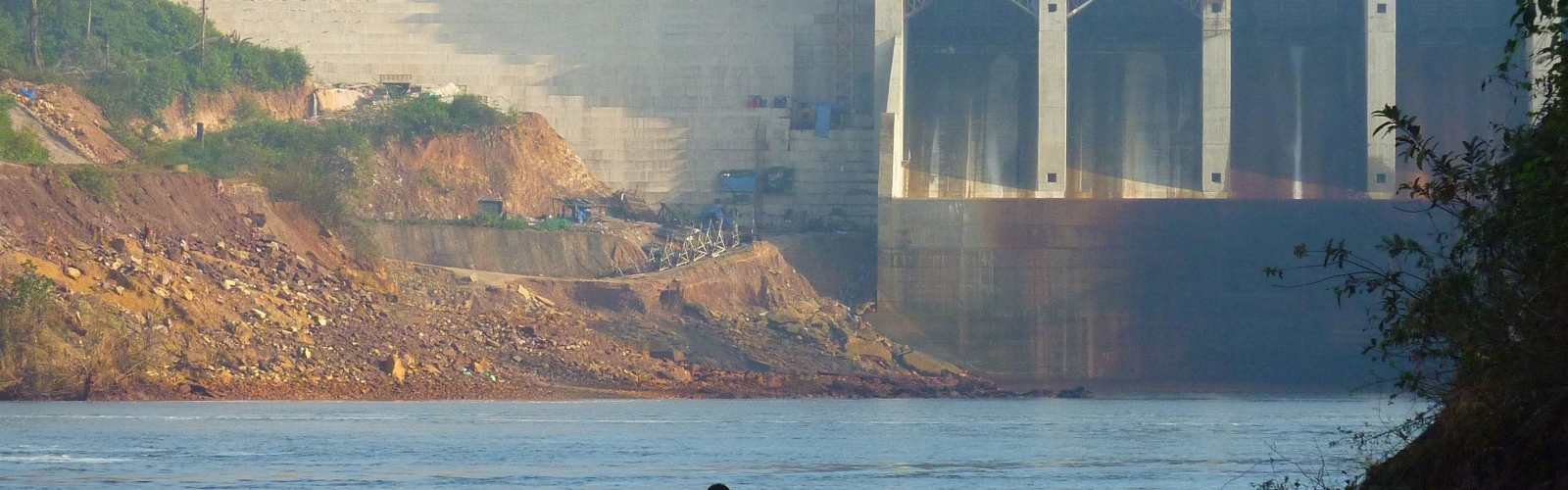 Nam Gnouang dam in Laos