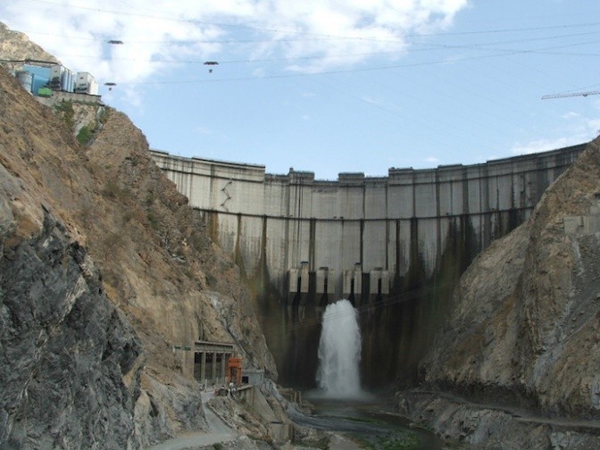 New dam on the Tekeze river in Ethiopia.  Photo Credit: Mathew McCartney