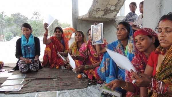 Participatory gender training for farmers in the Eastern Gangetic Plains.