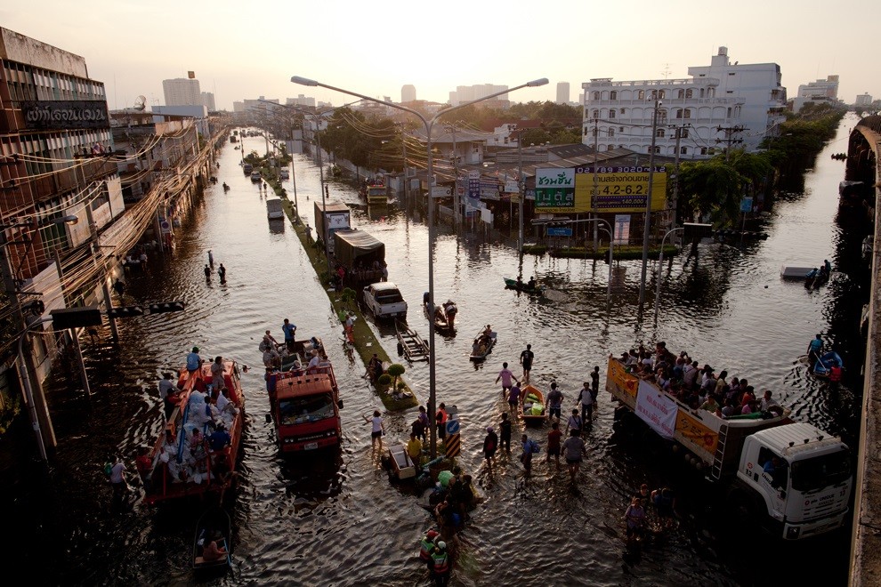2011 flooding in Bangkok, Thailand 