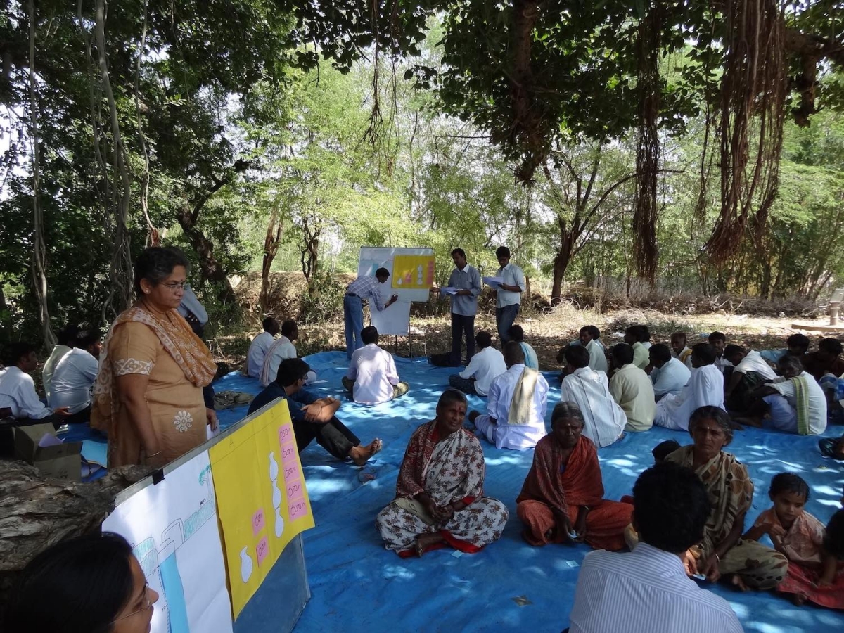 Simulating resource management through game play in India. 