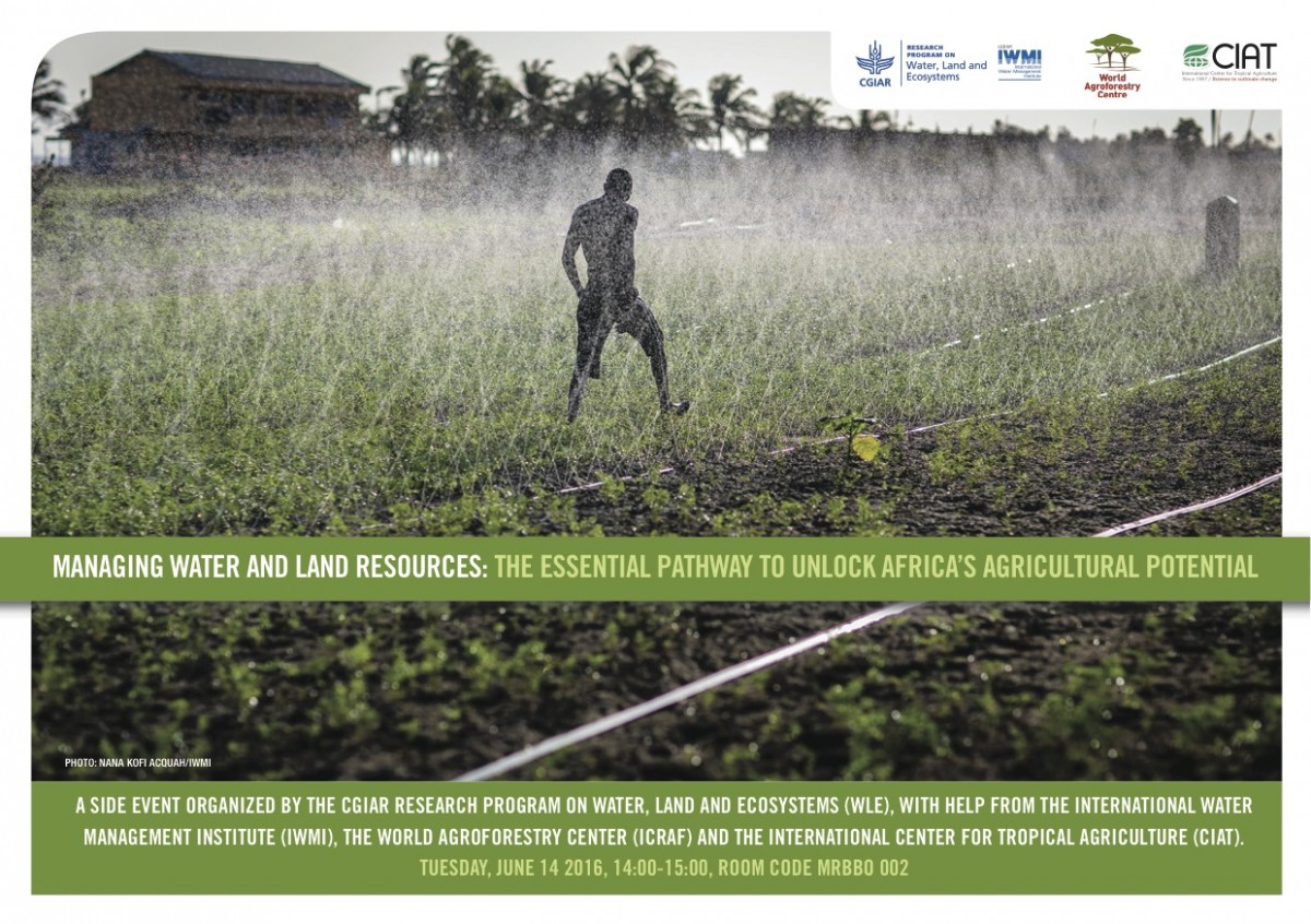 WLE Africa Agricultural Science Week invitation front