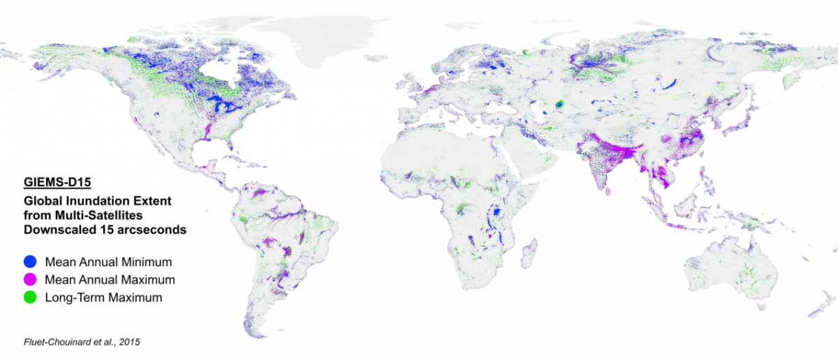 Wetland Map IWMI McGill
