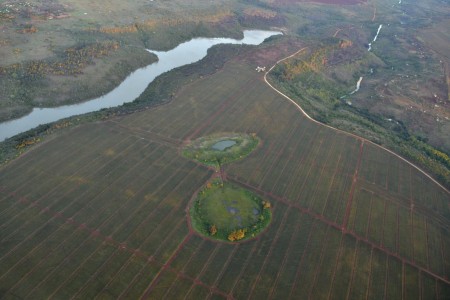 Agricultural land outside Nairobi, Kenya. 