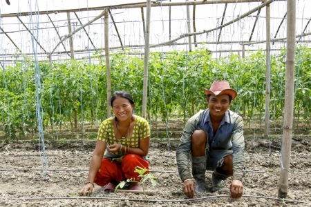 Nepal Drip irrigation man and woman