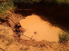 Small-scale rainwater capture for irrigation near Kaya. Photo Credit: Mark Mulligan