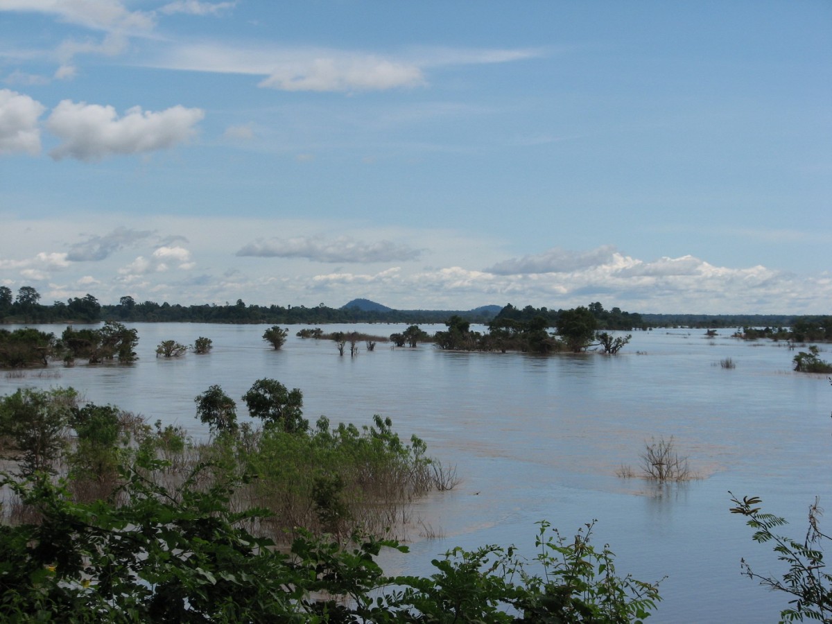 Mekong floodplain in Cambodia