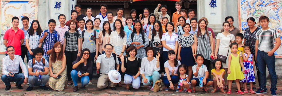 All of the fellows at the research design workshop in Hanoi, May 20-22, 2015.20 to 22nd May, 2015 
