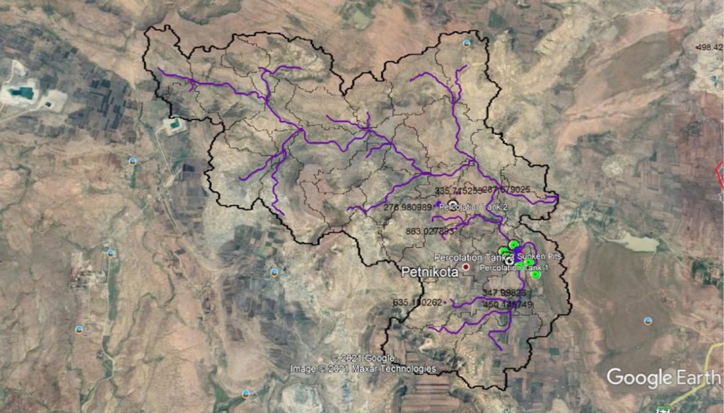 changing rainfall erodes a landscape. Watershed interventions halt the downward spiral