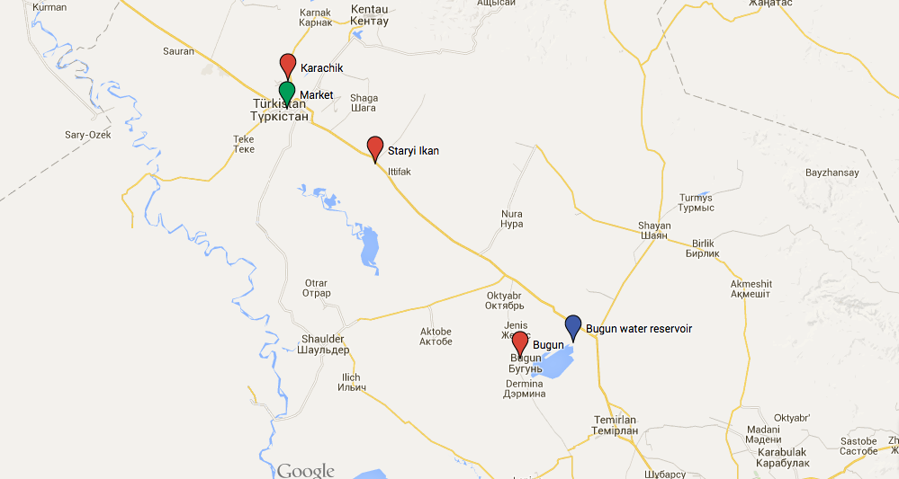 Map of the study site.