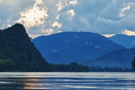 River in Luang Prabang Province, Lao PDR. 