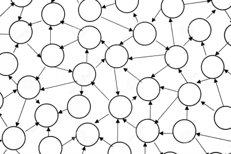 An abstract representation of interconnectivity.